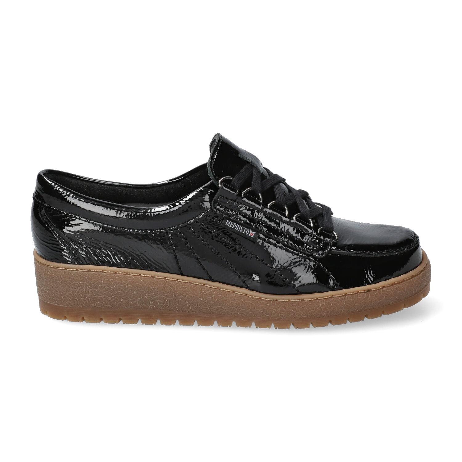 lacets femme modèle Lady noir - Mephisto